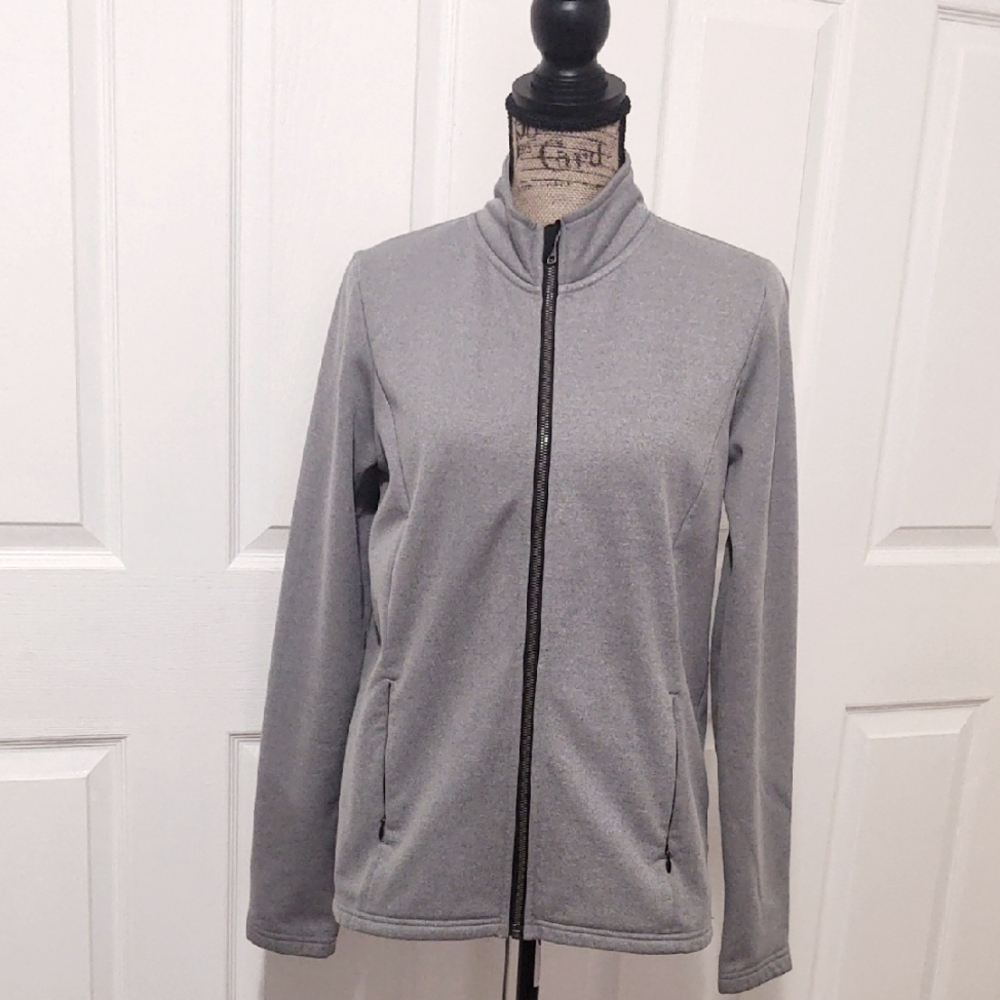 CRIVIT Women Outdoor Full Zip Grey Jacket | Medium